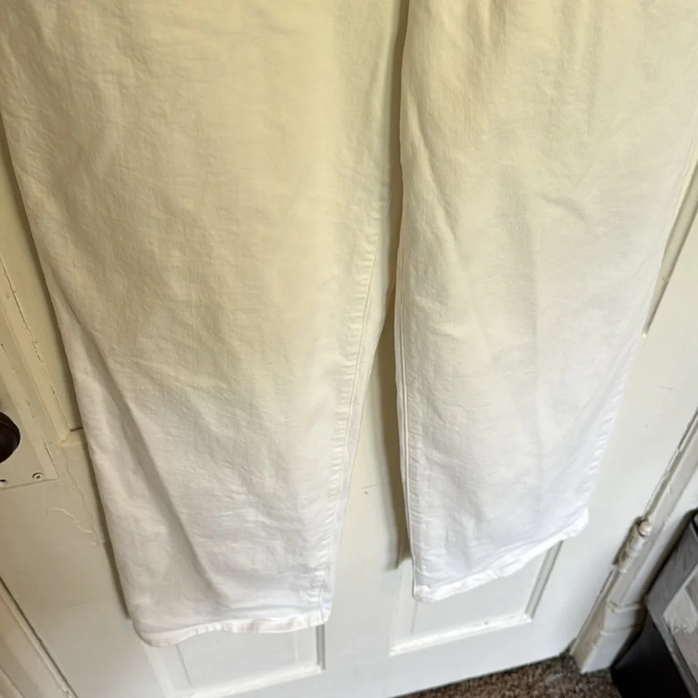 Madewell The Perfect Vintage Wide-Leg Crop Jean in Tile White - Picture 6 of 10
